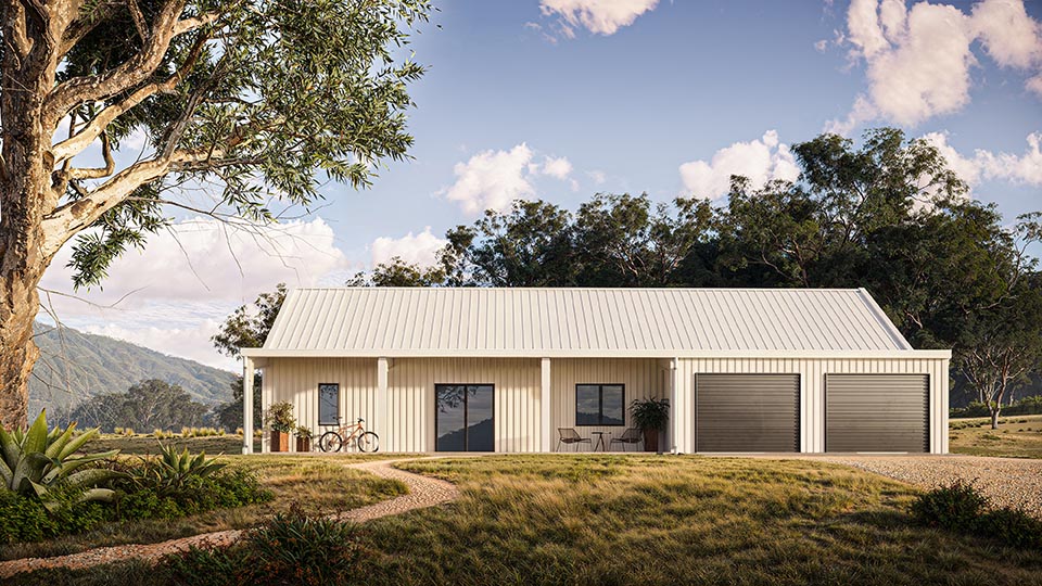The Ashlin 2x1 - Dover White Exterior